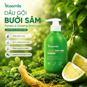 dầu gội thảo dược bưởi sâm bloomia 320g